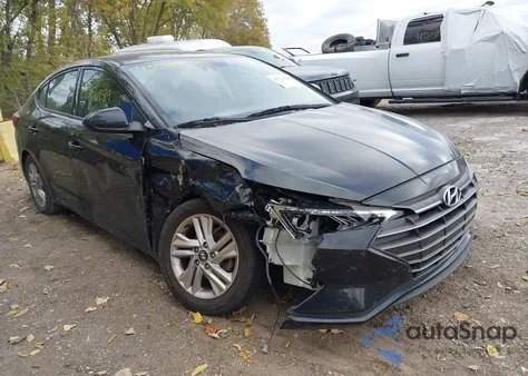 2019 Hyundai Elantra Sel from USA, damaged, VIN 5NPD84LF0KH453123